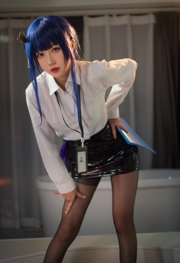 无影喵Ghost 雷电将军OL cos高清图集（原神cosplay写真）