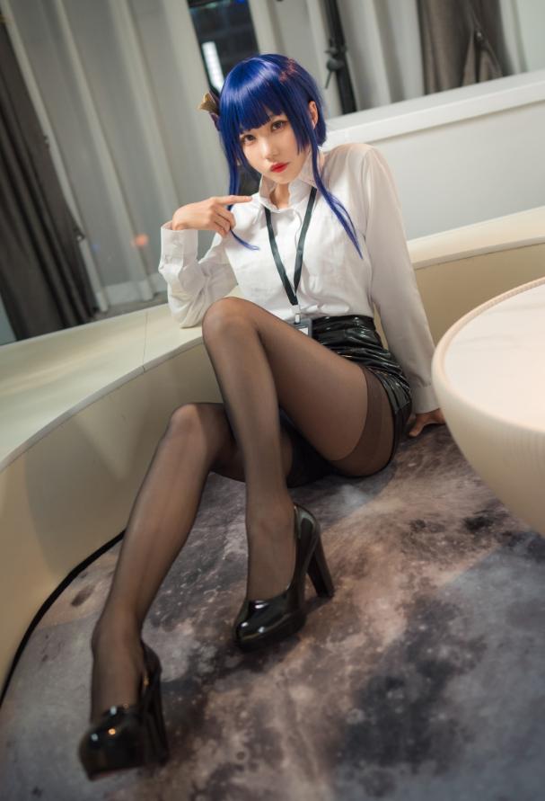 无影喵Ghost 雷电将军OL cos高清图集（原神cosplay写真）