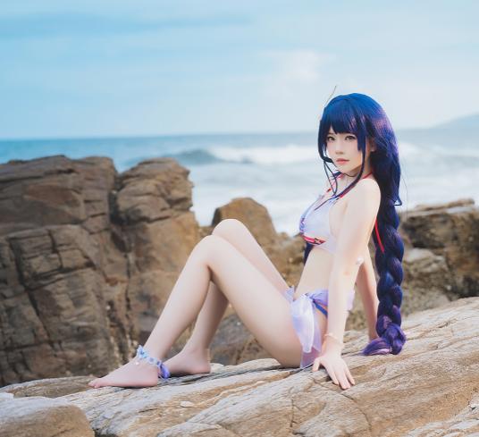 雷电将军cos 泳装 桜桃喵