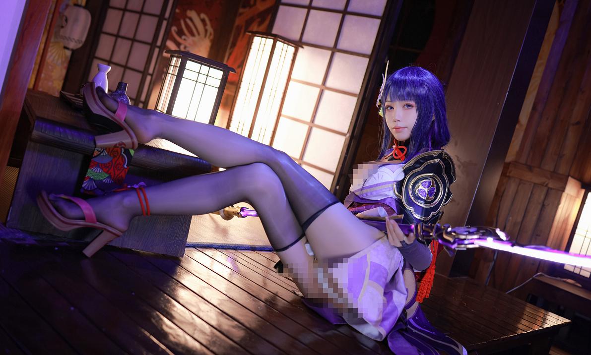 水淼aqua 雷电将军cos高清写真合集（原神cosplay图集）