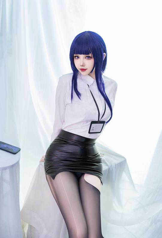 雪晴Astra 雷电将军OL cos高清图集（原神cosplay写真）