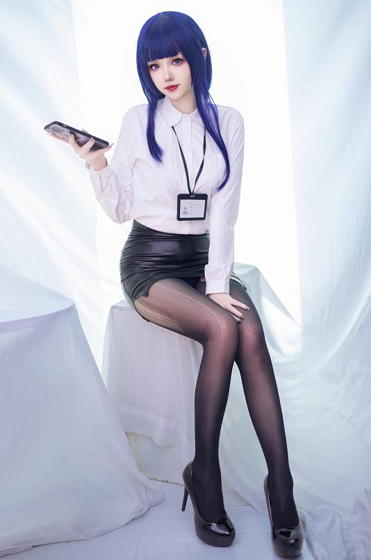 雪晴Astra 雷电将军OL cos高清图集（原神cosplay写真）