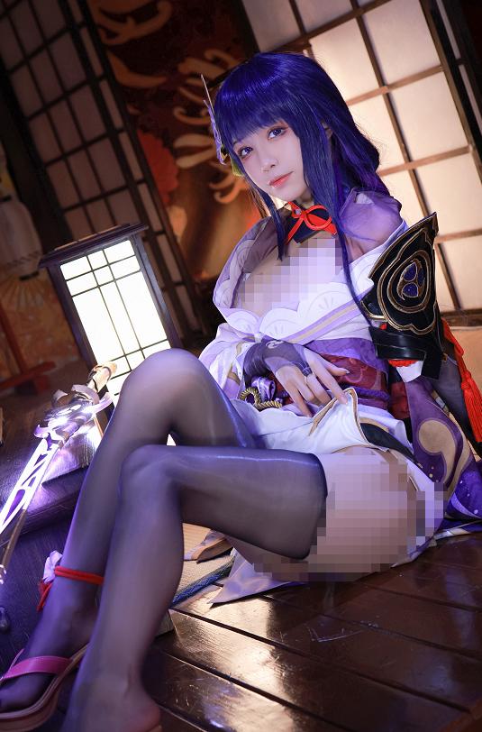 水淼aqua 雷电将军cos高清写真合集（原神cosplay图集）