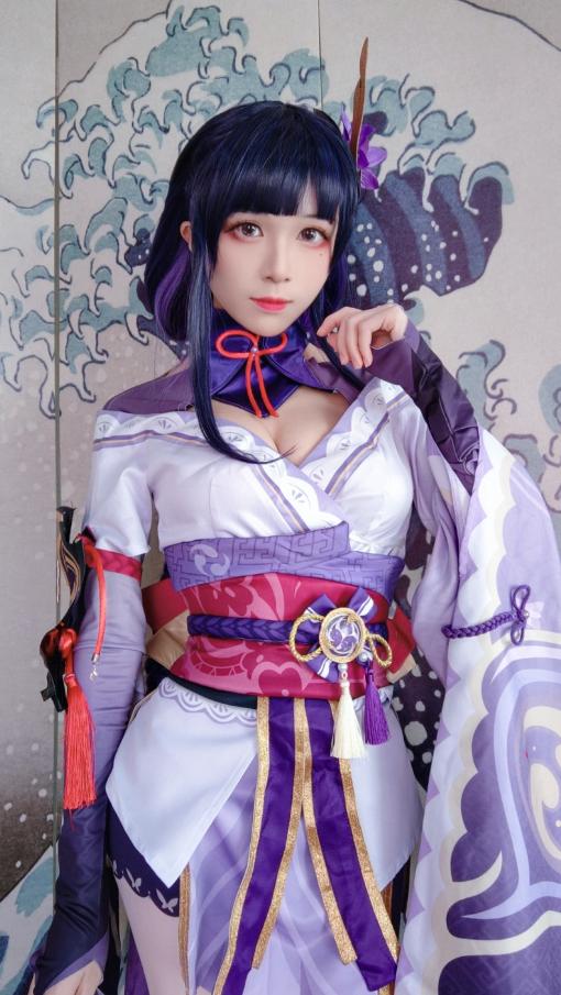 Tomoyo酱 雷电将军cos写真图集（原神cosplay高清作品）