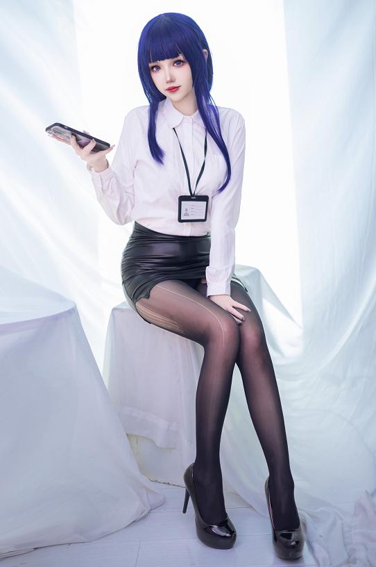 雷电将军cos OL 雪晴Astra