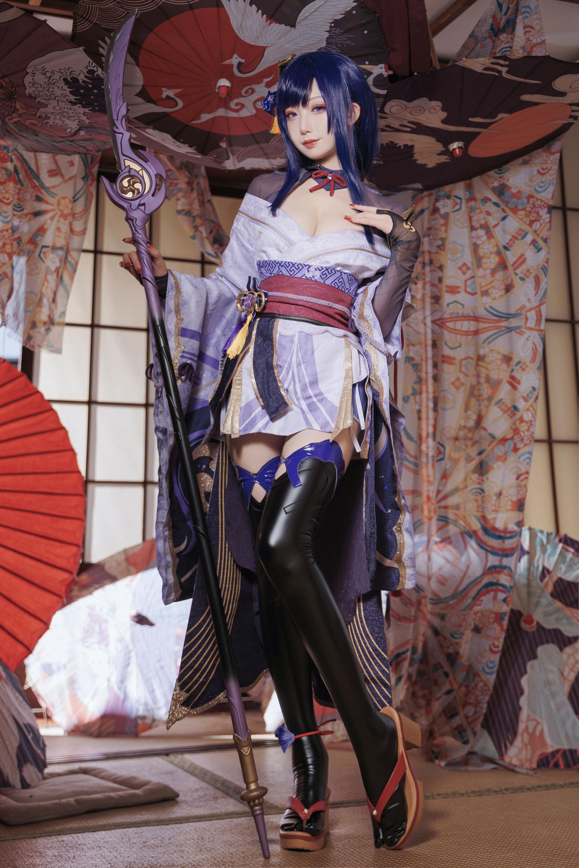 封疆疆v 雷电将军cos写真合集（原神cosplay高清图集）