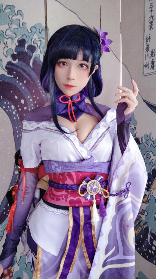 Tomoyo酱 雷电将军cos写真图集（原神cosplay高清作品）