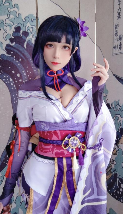 雷电将军cos 写真 Tomoyo酱 高清图