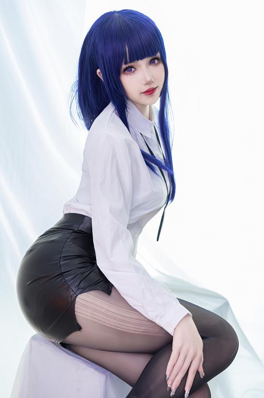 雪晴Astra 雷电将军OL cos高清图集（原神cosplay写真）