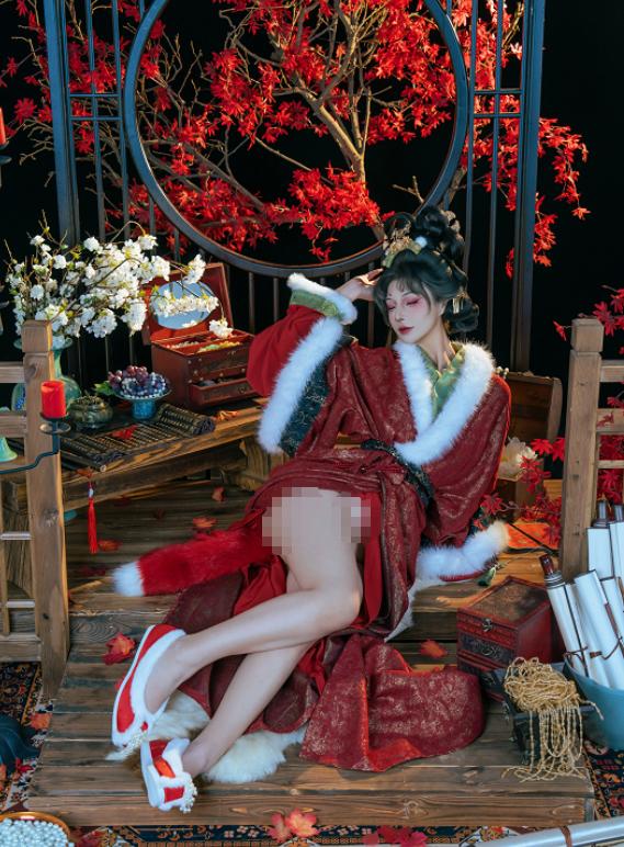yuuhui玉汇《狐仙的报恩》太有故事感了，红枫古韵里的志怪氛围越看越迷人