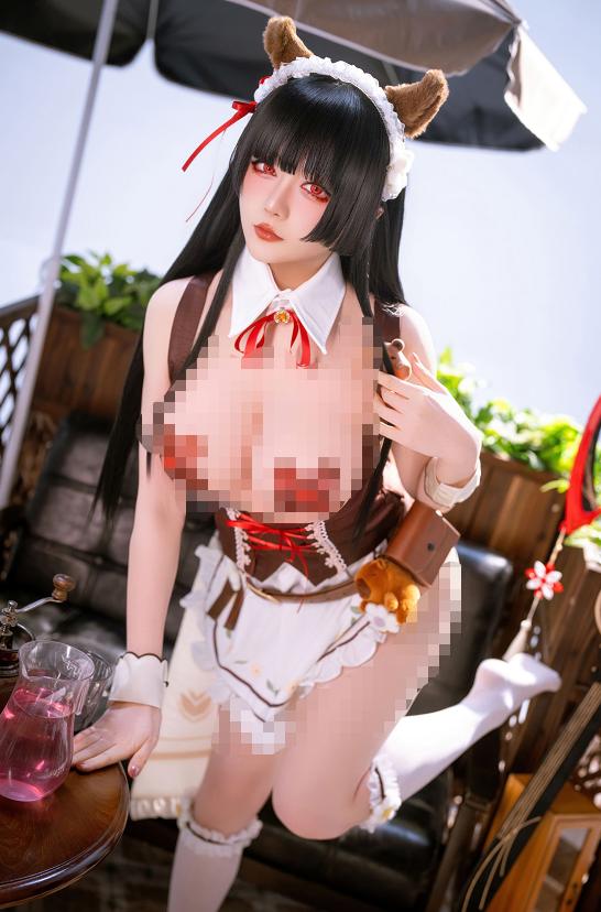 星之迟迟鸣潮千咲咖啡女仆赏析|暖光咖啡馆里的轻甜日常感越看越舒服