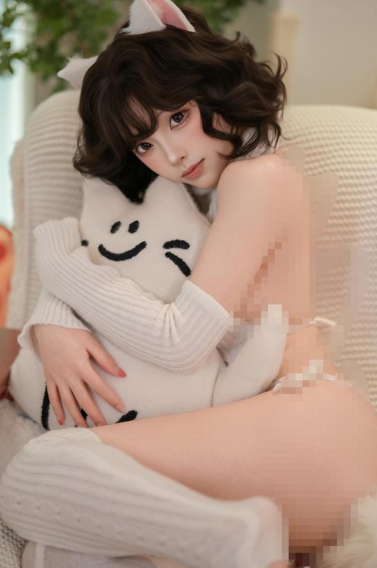 Bangni邦尼这次的“小白猫”路线太适合她了，整个画面都软乎乎的