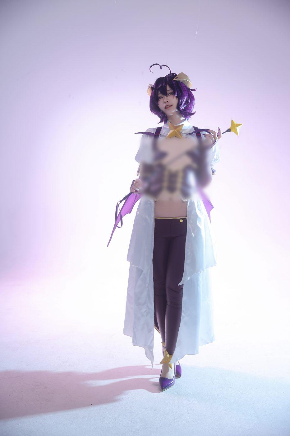 G44不会受伤 Magia Bose 紫白造型正面站立