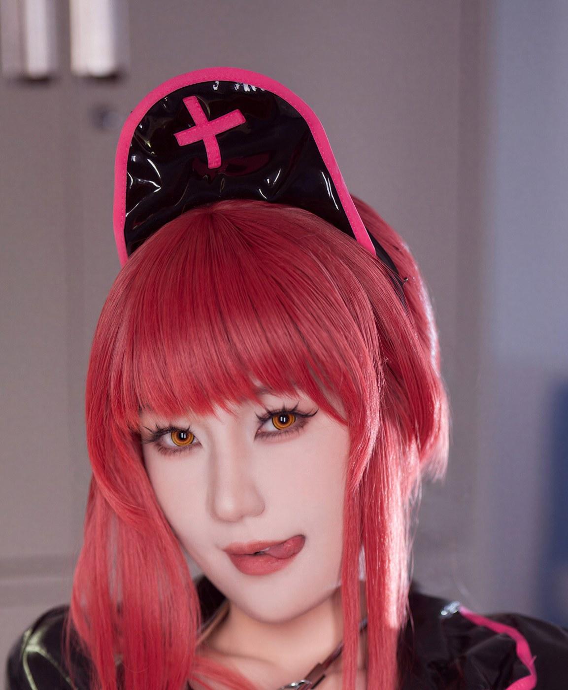 星澜是澜澜叫澜妹呀玛奇玛红发侧目近景
